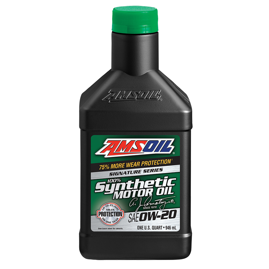AMSOIL Signature Series 0W-20 Synthetic Motor Oil, 946 мл.( ASMQT или 097012281015)